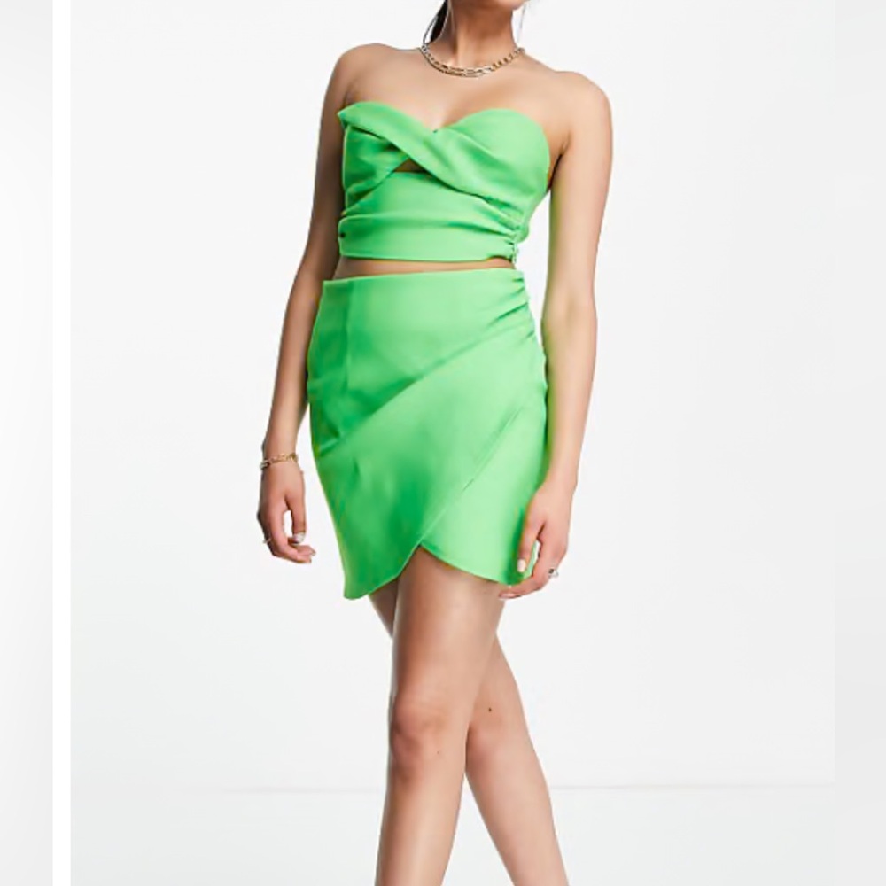 ASOS green two piece set